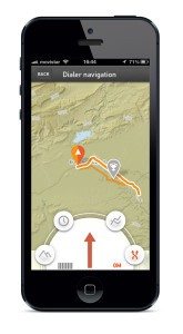 tracklander iphone5 mapa
