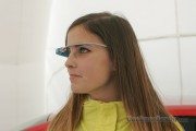 Irene nos mostró el funcionamiento del Google Glass