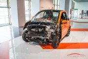 El nuevo smart fortwo tras la prueba de choque con el Mercedes-Benz Clase S
