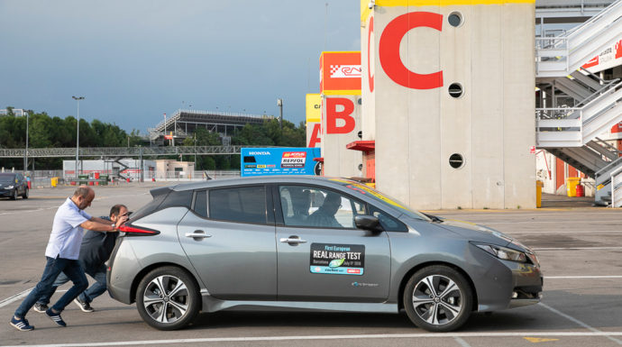 Autonomia Nissan Leaf