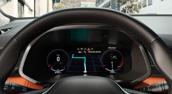 Cuadro instrumentos digital en Renault Captur