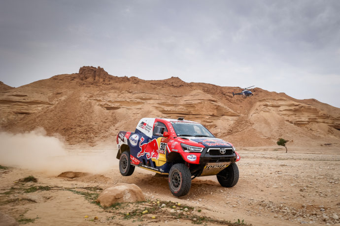 Nasser Al-Attiyah y Matthieu Baumel