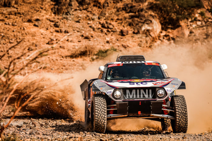 Dakar 2021 Stephane Peterhansel Mini John Cooper Works Buggy X-Raid