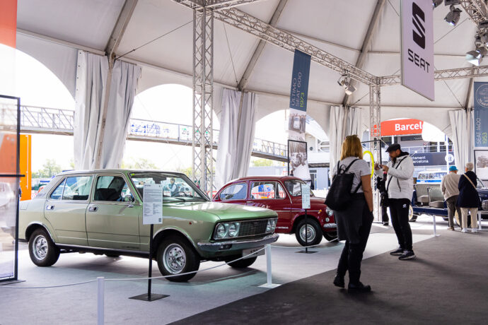 La primera serie del SEAT 132, en Espíritu de Montjuic 2023