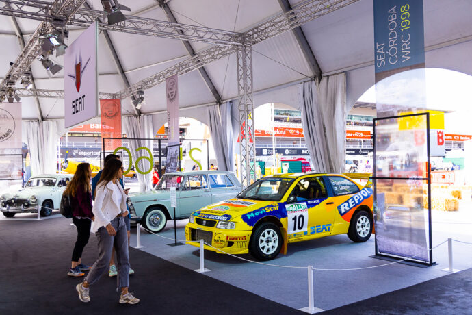El SEAT Córdoba WRC, en Espíritu de Montjuic 2023