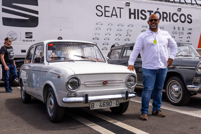 Gaby Esono con SEAT en el Espíritu de Montjuic 2023