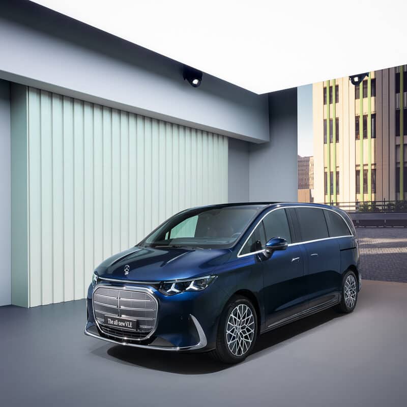 Frontal del Mercedes-Benz VLE Exclusive